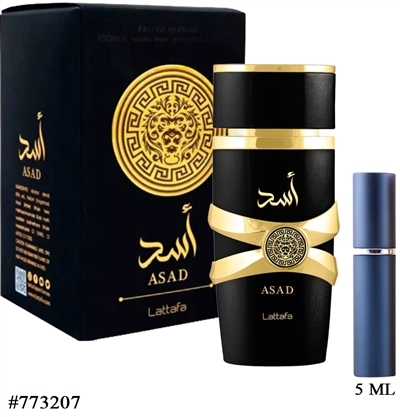 773207 Lattafa Asad 3.4 EDP Spray 3.4 oz