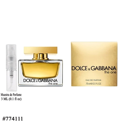 774111 DOLCE GABBANA THE ONE 2.5 OZ