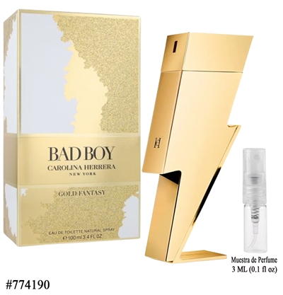 774190 Carolina Herrera Bad Boy Gold Fantasy 3.4