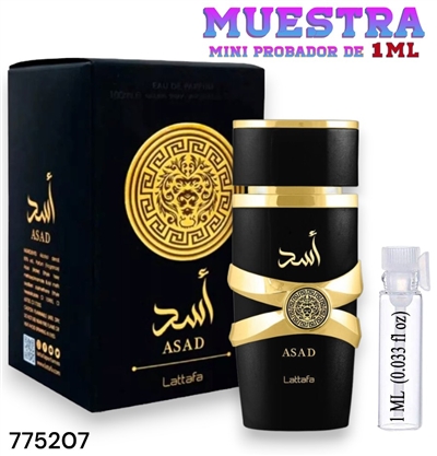 775207 Lattafa Asad 3.4 EDP Spray 3.4 oz