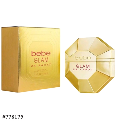 778175 BEBE Glam 24 Karat 3.4 oz Eau De Parfum