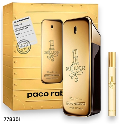 778351 Paco Rabanne 1 Million 2PC GIFT SET 3.4