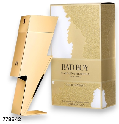 778642 Carolina Herrera Bad Boy Gold Fantasy 3.4