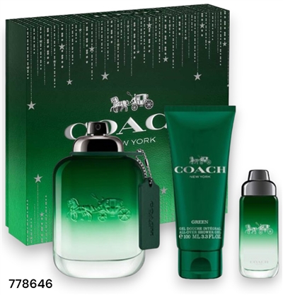 778646 Coach Green 3.4 oz Edt Spray