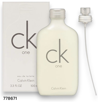 778671 CALVIN KLEIN CK ONE 3.4 OZ