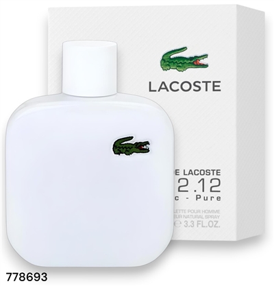 778693 LACOSTE EAU DE LACOSTE L12.12 BLANC 3.3