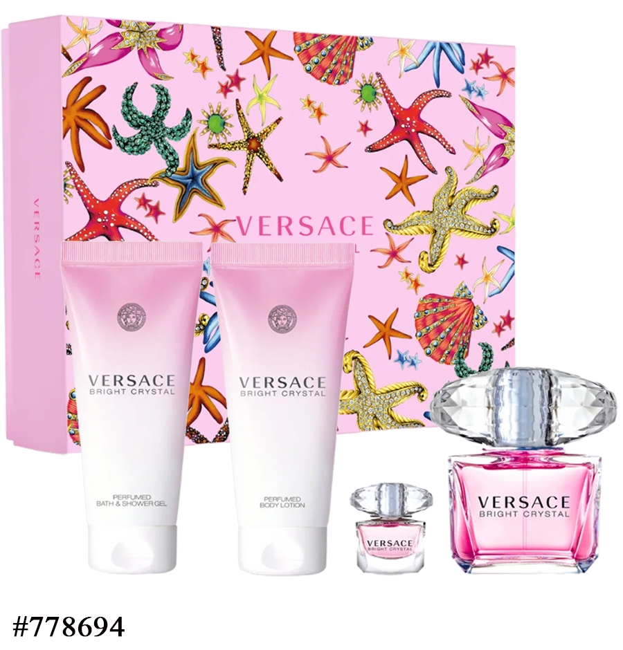 Versace set discount bright crystal