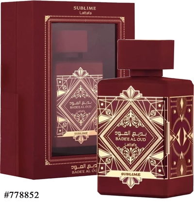 778852 LATTAFA BADE'E AL OUD SUBLIME 3.4 OZ