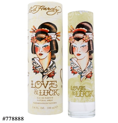 778888 ED HARDY LOVE & LUCK OZ 3.4 OZ