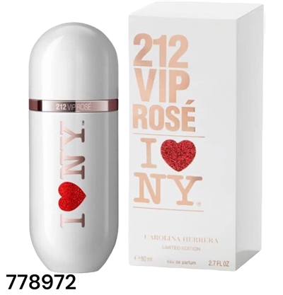 778972 CAROLINA 212 VIP ROSE I LOVE NY 2.7 OZ