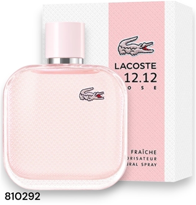 810292 LACOSTE L.12.12 ROSE EAU FRAICHE 3.3 OZ