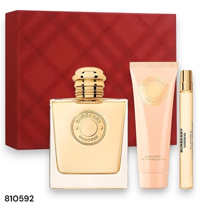 810592 Burberry Goddess 3PC GIFT SET 3.4 OZ