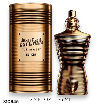 810645 JPG LE MALE ELIXIR PARFUM 2.5 OZ